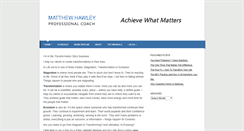 Desktop Screenshot of matthewhawley.com